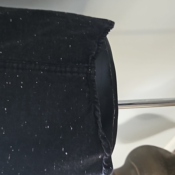 On The Byas Heather Black Short Sleeve Button Down Shirt - Picture 7 of 11